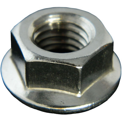 STAINLESS STEEL SERRATED FLANGE HEX LOCK NUTS 1/2-13 Qty 100