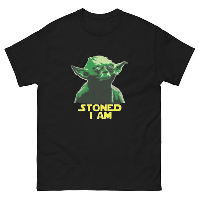 Yoda Stoned I Am Star Wars T-Shirt | Custom Internet Meme Tees 
