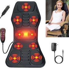 iMountek Shiatsu Back Massager with Heat Massage Chair Seat Pad Cushion Home Car
