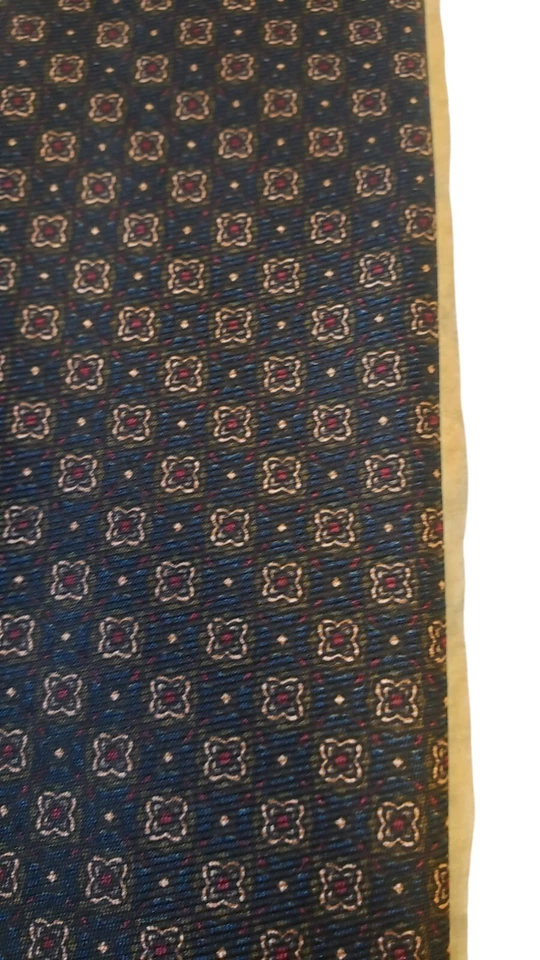 Ferrari Uomo Corbata Cuello Para Hombre Azul Rojo Tostado Floral Italiano Seda Traje de Negocios Iglesia Foto 2 de 4