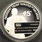 1 Oz Silver Donald Trump Donates  Round Lmtd Edt #/4500