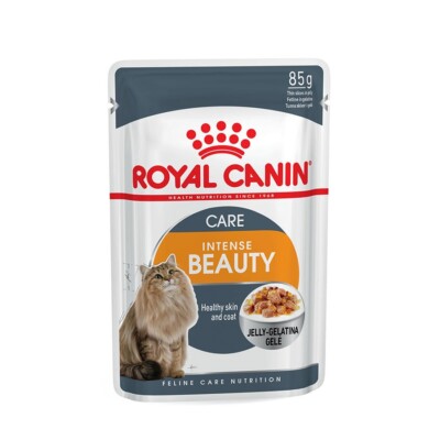 Royal Canin Intense Beauty Cat Wet Food in Jelly 12x85g