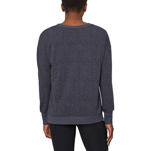 Neu mit Etikett Mondetta Sweatshirt Leopardenmuster weich feuchtigkeitsableitend lockere Passform Oberteil S-3X - Bild 9 von 17