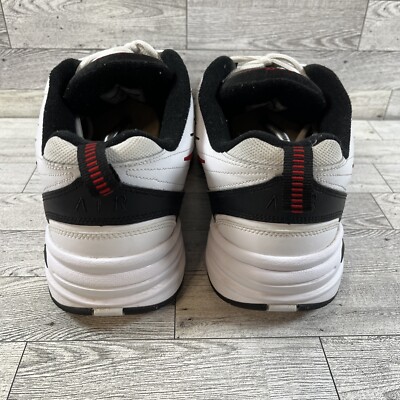 Nike Air Monarch IV White Black Red Athletic Shoes 416355  display picture 2