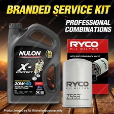 Ryco Oil Filter 5L PRO20W50 Eng. Oil Service Kit for Audi 100 C4 80 S2 B4 S4 C4
