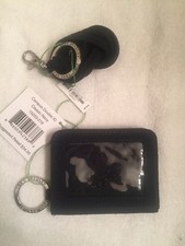 Vera Bradley Campus Double ID  Lanyard Classic Navy NWT Free Shipping