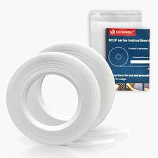 KEPAIBOS Double Sided Iron on Hem Tape with Backing Easy-Iron Washable Fusible N