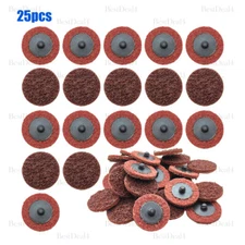 Surface Conditioning Discs Medium Red 2" - 25 Pack Quick Change Prep Pads