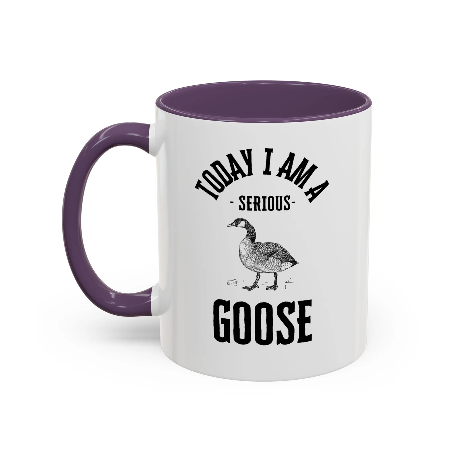Goose Accent Mug, Funny Silly Goose Gift, Quirky Office Drinkware, Father's Day