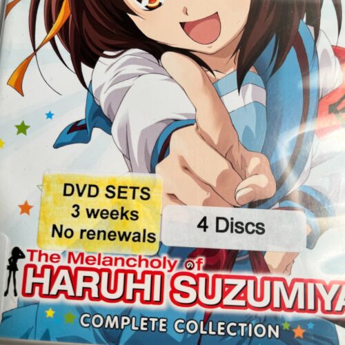 The Melancholy of Haruhi Suzumiya - Complete Collection (DVD, 2010, 4-Disc Set) - Picture 2 of 5