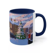 All Creatures Great and Small Coffee Tea Winter Mug, Skeldale House Mug