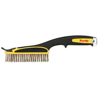Purdy Kurzer Griff Criss Cross Edelstahl Borsten Wire Brush Hammerkopf Ende