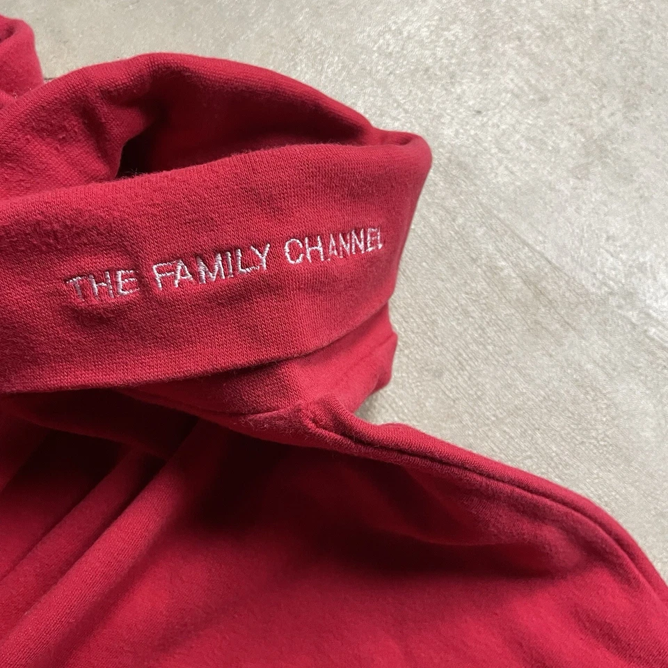 Camiseta De Colección Años 90 The Family Channel Cuello Alto L Hecha en EE. UU. Medallista Televisión Foto 3 de 4