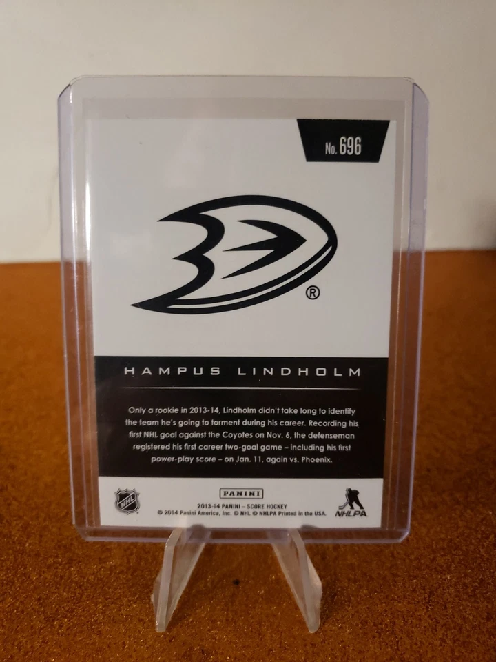 13-14 PANINI SCORE HOT ROOKIES #696 HAMPUS LINDHOLM!!! - Image 2 of 2