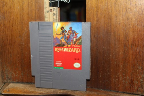 Vintage Nintendo Game Cartridge NES Legacy of the Wizard