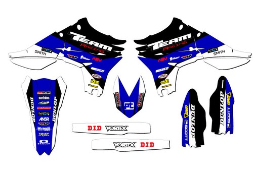 2010-2013 YAMAHA YZ 450F GRAPHICS KIT DECALS 450 F YZ450F STICKERS 2011 2012 - Foto 4 di 5