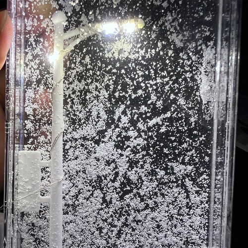 Snow Scene Night Light Handmade DIY LED Lamp Simulation Night Light Snowy Street - Picture 5 of 10