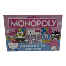 USAOPOLY Hello Kitty and Friends Monopoly Board Game Brand NIB