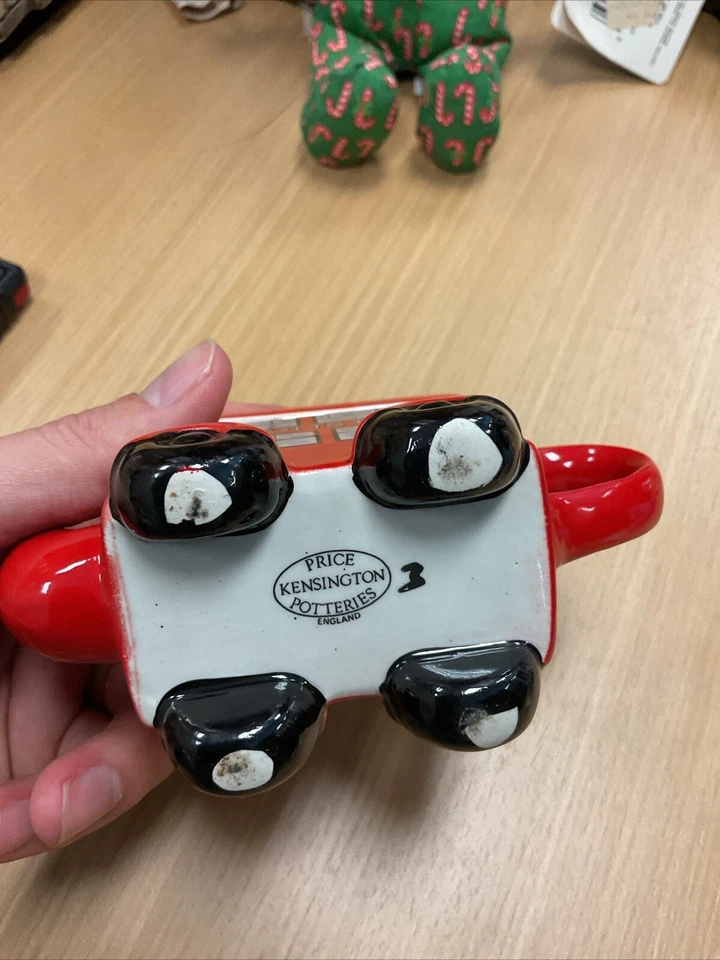 Tetera de autobús vintage hecha en Inglaterra Price Kensington Potteries London Foto 4 de 4