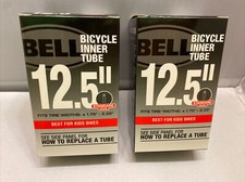 2x Bike Inner Tube 12.5" Bell Standard Valve for Kids Bikes