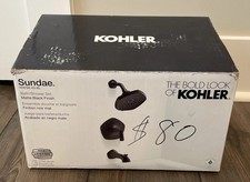 KOHLER Sundae 3-Spray Tub  Shower Faucet 1.75 GPM Matte Black -  NO VALVE 