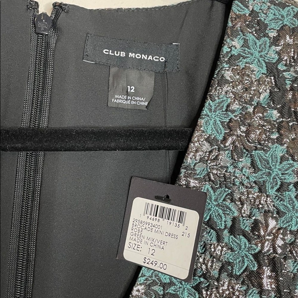 club monaco brocade mini dress Club Monaco Women's Brocade Mini Dress, Blue Multi, 2 : Amazon.ca: Clothing, Shoes & Accessories