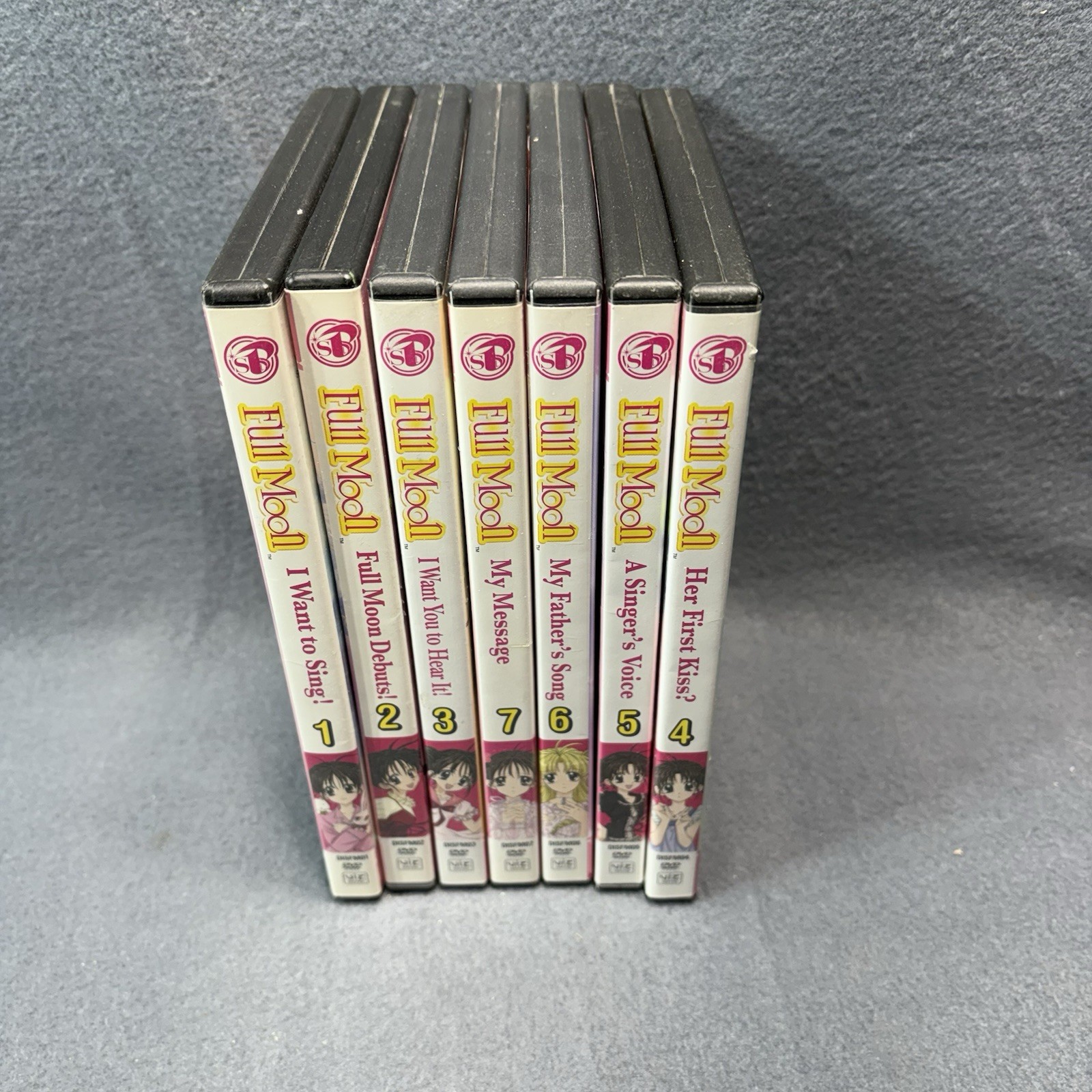 Full Moon O Sagshite 7 DVD Lot (Viz Media 2006) Volume 1 2 3 4 5 6 7