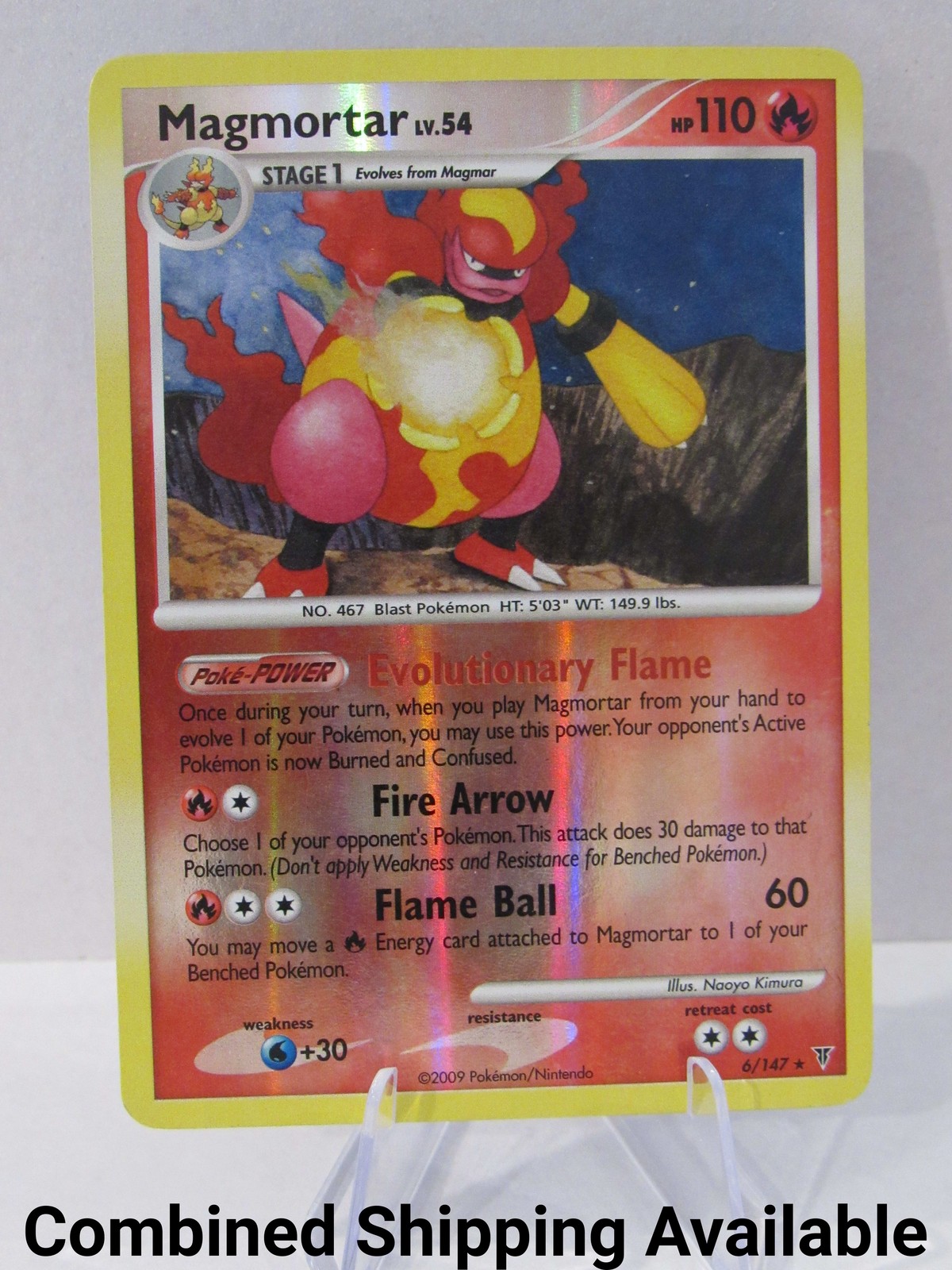 Magmortar 6 Supreme Victors LP Reverse Holo English 5315