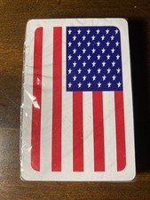 Vintage USA Deck American Flag Poker Playing Cards ~ New/Sealed Souvenir Gift