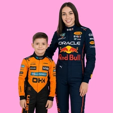 Girl KART RACING SUIT LEVEL 2 WITH FREE GLOVES AND DUTY PAID SERVICE