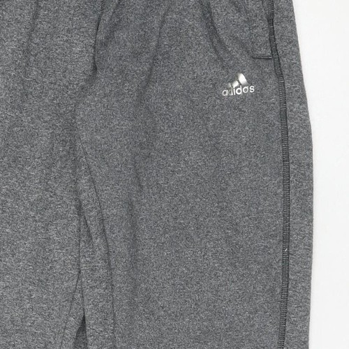 Pantalones deportivos Adidas para mujer gris clima cálido talla 8-10 invierno polar - Imagen 12 de 12