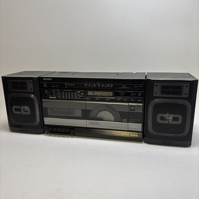 Vintage 1988 Sony CFD-444 AM/FM Cassette/CD Player Stereo Boom Box