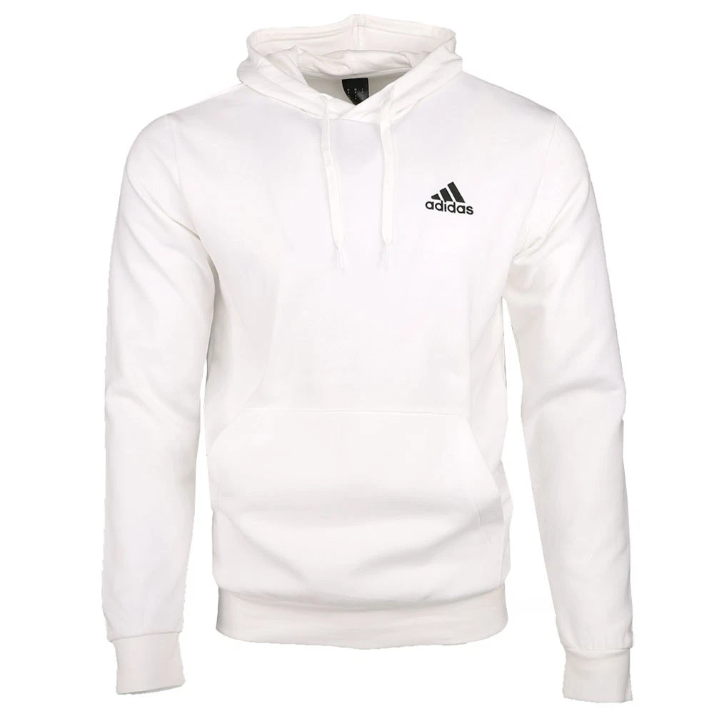 adidas Essentials Pullover Hoodie Mens White Casual Outerwear H12211-A