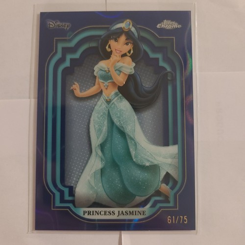 2024 Topps Chrome Disney Princess Jasmine Blue Lava #61/75 Aladdin