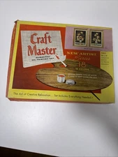 Vintage 1958 Craft Master Oil Paint By Number, Two 10x14 Rose Bouquet NA-1821