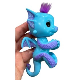 Fingerlings Interactive Toys Lot of 3 Glitter Dragons Black Monkey Finn Wowwee