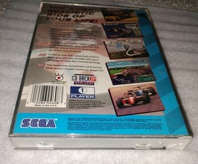 Formula One World Championship: Beyond the Limit (Sega CD, 1994) Tested/Working 