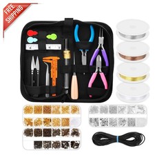 Complete Jewelry Making Supplies Kit - Tools, Wires, and Findings Included