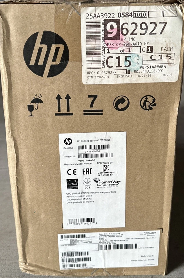 Brand New HP Slimline desktop 260-A010 In Original Box - Image 3 of 4
