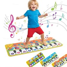Kids Musical Piano Floor Mat Dance Keyboard Play Toy for Toddlers Gift