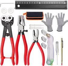 Stained Glass Kit, Glass Cutters Tool, for Stained Glass, Tiles, Mosaic