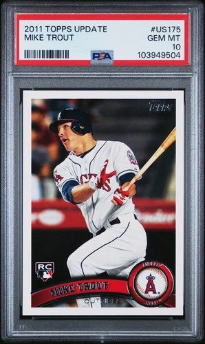 2011 Topps Update 🔥MIKE TROUT🔥 RC Rookie PSA 10 💎 Gem Mint