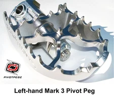One new LEFT-HAND Mark 3 Pivot Peg - PP-MK3LEFT