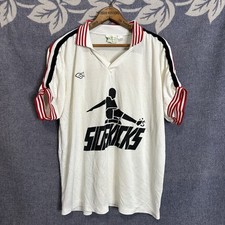 Vintage 80s Peter Green Sidekicks Number 14 Soccer Jersey V Neck Collared XL
