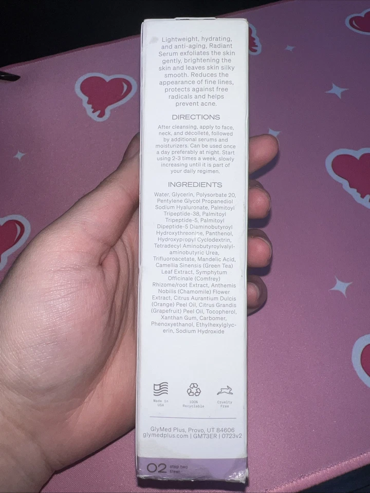 Suero radiante GLYMED PLUS 1,69 fl oz Foto 3 de 4