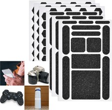 5 Pack Phone Grip Tape, Finger Stickers Decal Clear small, 5pack Black