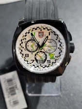 Luminox Men's Watch Tony Kanaan Limited Edition White and Black Dial XL.1146