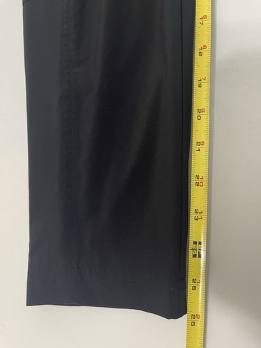 Pantalón Athleta Mujer Talla 6P Chelsea Cargo Forrado Negro Bolsillo Pull On - Imagen 7 de 7