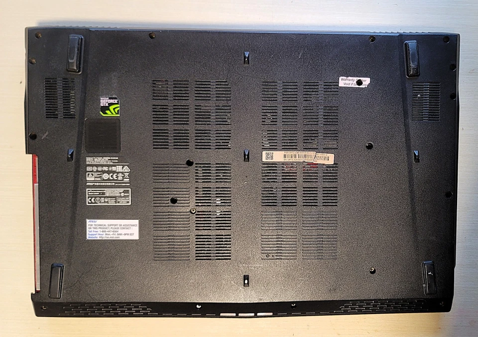 Laptop MSI GP72 2QE Leopard Pro: SSD 465 GB: 16 GB RAM: 2 GB GPU NVidia: Win11 - Immagine 4 di 4