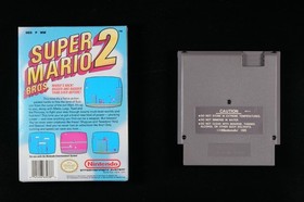 SUPER MARIO BROS 2 NES OVAL SOQ CIB Complete In Box WATA GRADED 9.4 TOP POP MINT